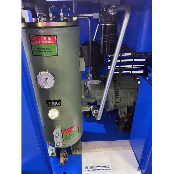 Electric Combined Screw Compressor / Integral Screw Compressor Air / Water Cooling