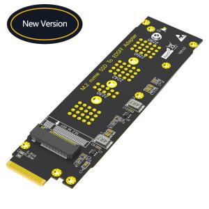 Ruler 1U GEN-Z EDSFF E1.S Interface to NGFF M.2 Key-M M2 NVMe SSD Converter Adapter Card