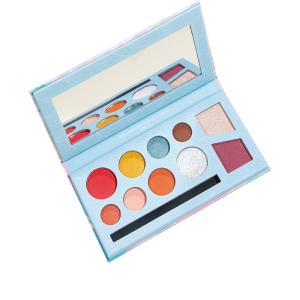 China Blue Empty Magnetic Eyeshadow Palette on sale