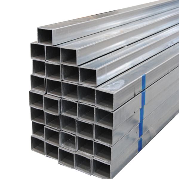 Quality 100x100x5 gi square pipe galvanized square and rectangular steel pipe with ±1% Tolerance for sale
