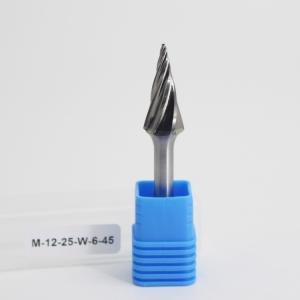 China High Strength SM Cone Shape 6mm 1/4 Die Grinder Bits Carving Rotary Burrs High Speed on sale