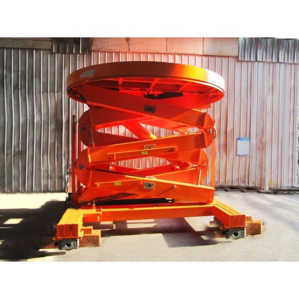 10 Ton Hydraulic High Lift Table with Turntable