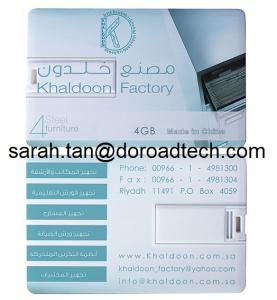 Buy cheap High Speed Plastic Business Card USB Flash Disks product