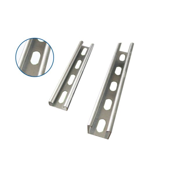 Impact Resistant Hot Dip Strut C Channel Galvanizing Unistrut 25mm × 41mm steel channel