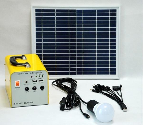 Quality 10w Garage Solar Lighting Kit  Solar Power Home Kits Multi - Function for sale