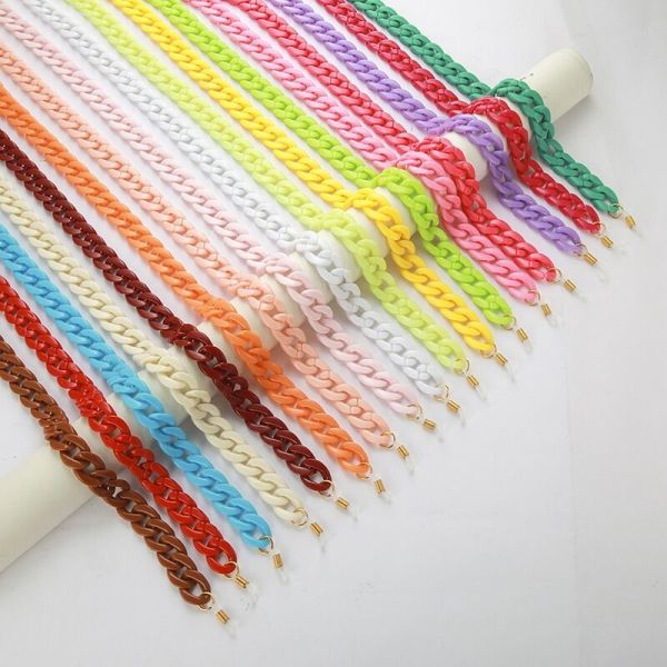 Fashion glasses accessories anticorrosive glasses rope plastic chain fish-bone chain polypropylene chaine