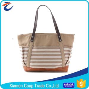 PU Canvas Material Mummy Diaper Bag / Designer Baby Bags Ergonomically Designed