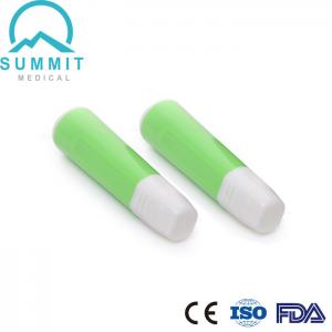 China Auto Disabled Lancets Safety Blood Lancet 23G 1.8mm Green on sale