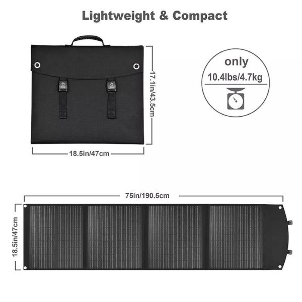Power Banks 150w Portable Solar Panel 12v Mini Solar Panel 2.5mm