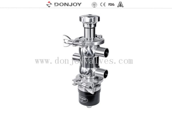 Quality SS316 Multiport Radial Diaphragm Valve with manual / pneumatic interchangeable for sale