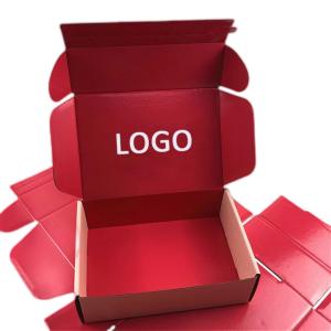 Buy cheap Mailer shipping Corrugated Paper Packaging Box 150gsm 210gsm 250gsm Thickness product