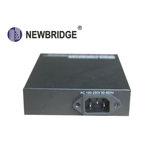 10 100/1000M Media Converter Dual Fiber Single Mode 1310nm 0 - 20km