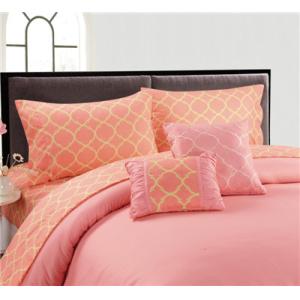 China Embroidery 4/6pcs Sheet Set Microfiber Bedding set on sale