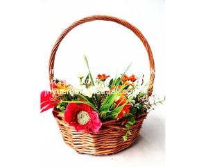 China 2016 wicker handle basket wicker egg basket wicker fruit basket wicker baskets on sale