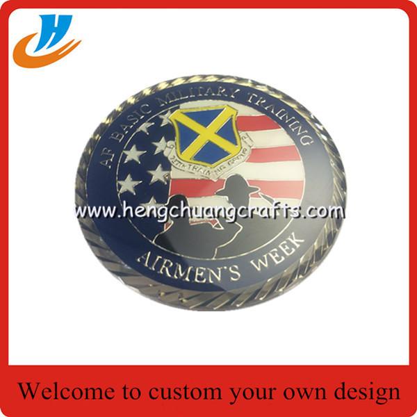 Quality Custom 50mm C001 US Navy Metal Challenge souvenir Coin with epoxy for sale