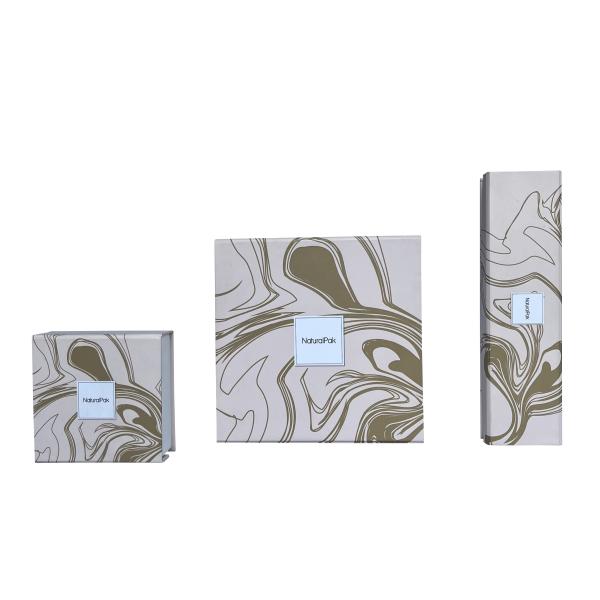 Quality ROHS Magnetic Closure Jewelry Box Artistic Printed Foldable Packaging Box for sale