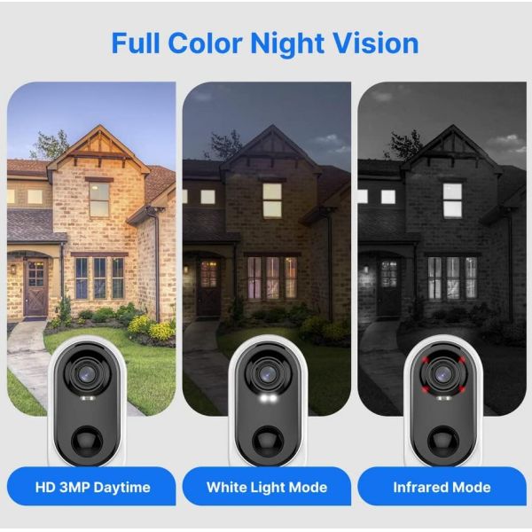 Indoor 2MP PIR Wifi Security Camera Two Way Audio With 3.6MM Lens