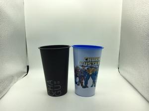 China PP Material Promotional 3D Lenticular Plastic Water Cups With Lid on sale