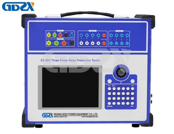 Quality ZX-803 High performance Color Screen Microcomputer Three Phase Relay Protection Tester for sale