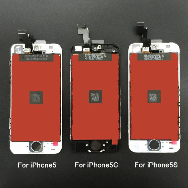 Quality China Factory quality Replacement For iPhone 5 iphone 5c iphone 5s LCD  Touch Screen + Display Digitizer Assembly black for sale
