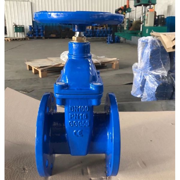 DN100 PN16 GGG50 non-rising gate valve