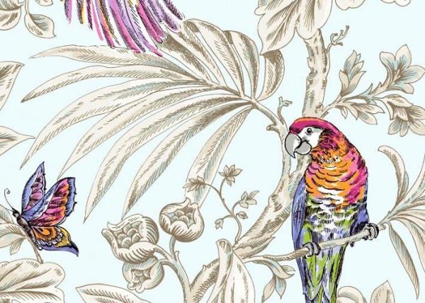 Quality Sketch Home Textile Designs / Printed Textile Design Used For Bedding Sheet for sale