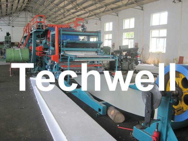 Quality Prefabricated House EPS Foam Insulated Sandwich Panel Machine For 50 - 250mm Thickness for sale