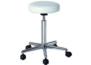China Beauty Salon Rolling Chair For Hair Cutting , Swivel Counter Stools Gas Pump on sale