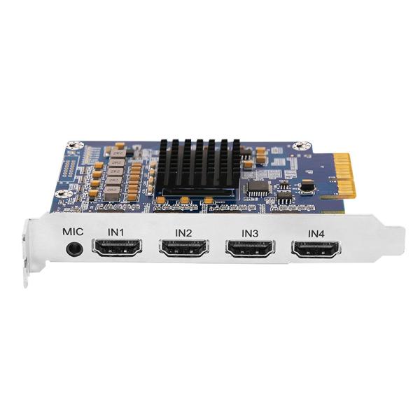 Quality TC200N4 4 Channels 1080P60 PCIe HDMI Video Capture Card Multipurpose for sale