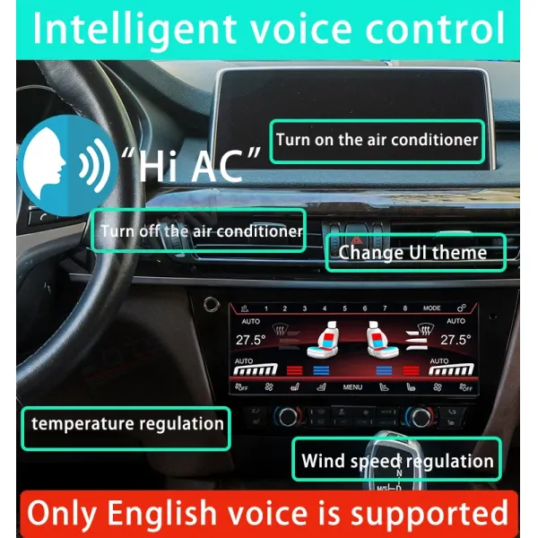 Car BMW AC Climate Control Unit X5 F15 X6 F16 2014-2019 Digital Dashboard