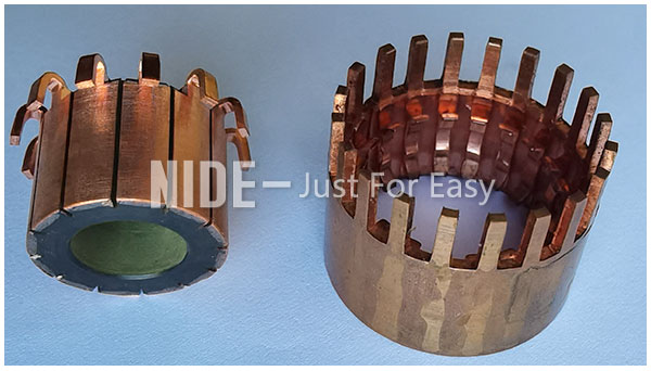 12 Segmented Automobile Wiper Dc Commutator 0.1mm Tolerance