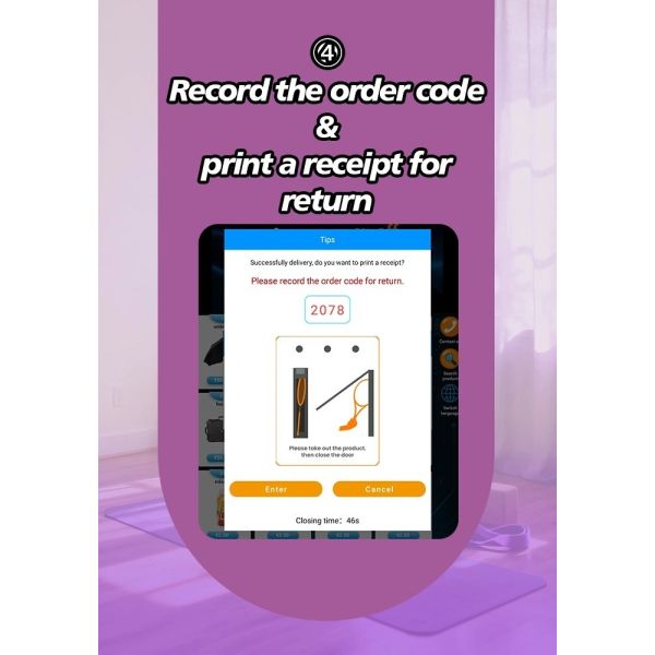 Locker Vending Machine | Yoga Mat & Gym Gear Rental System