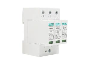 Buy cheap Low Voltage Type 2 Surge Protection Device 3P 40kA AC Surge Protector product