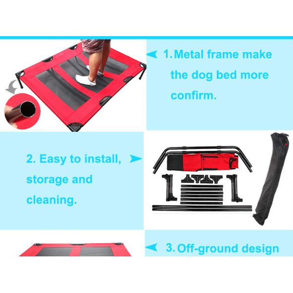 High quality outdoor durable elevated dogs bed