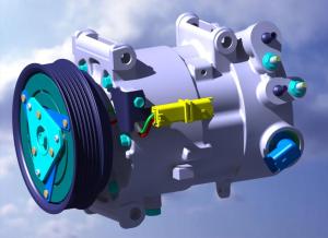 China 12V Citroen C5 Ac Compressor Automotive Car Aircon Compressor Repairs on sale