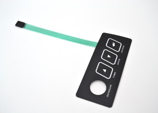 Quality Professional Three Buttons Tactile Membrane Switch / Custom Membrane Keyboard for sale