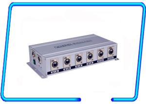 Buy cheap 6 channels optically isolated DMX Splitter with RJ45 or XLR interface / DMX512 or RDM support product