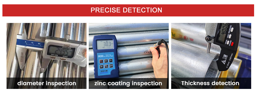 Factory Price Sells Custom Dimensions 6m 12m Dx51d Galvanized Steel Pipes