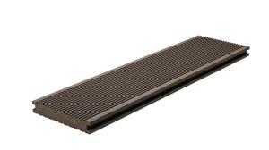 China 140 X 25MM Solid WPC Composite Decking Grey 4m Solid Composite Decking Board on sale