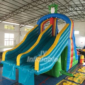 Buy cheap Attractive PVC Inflatable Bouncy Slide Outdoor Mini Size Frog Inflatable Playground Slide product