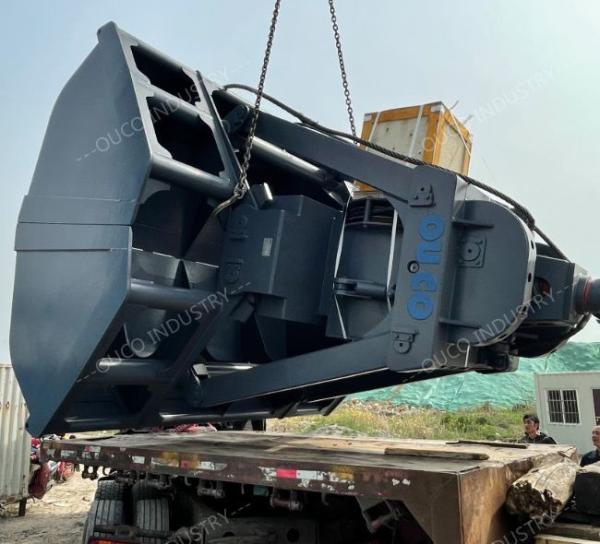 Quality CCS Wireless Remote Control Grab 14 Cubic 2 Peels Digger Grab Bucket for sale