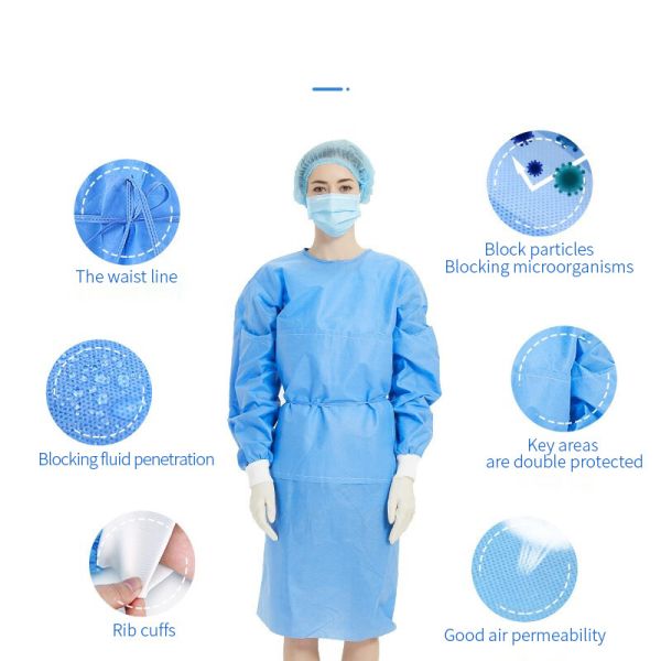 Class I Sterile Disposable Surgical Gown Disposable Doctor Gown 50 Boxes/Carton