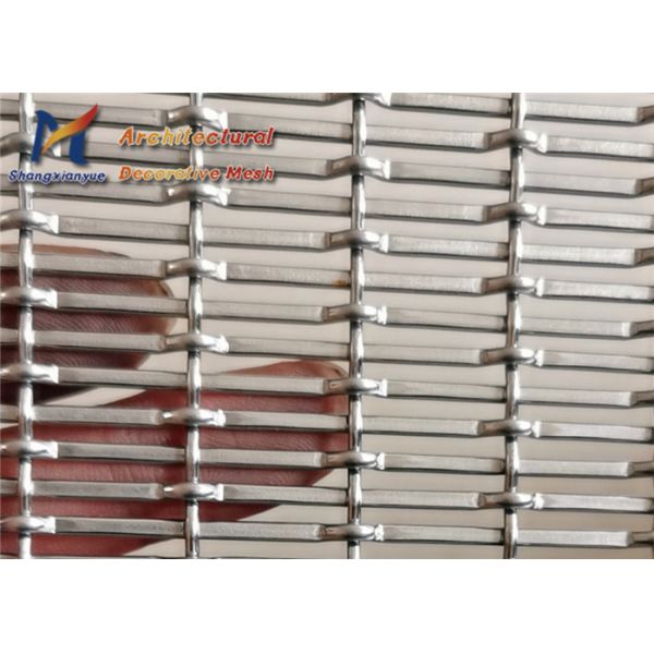 1.5mm Cladding Decorative Metal Mesh Sun Protection Wire Facade Mesh