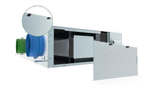 Silent Duct Fan 589 CFM 280m2 Ceiling Mounted ERV Efficient Purification