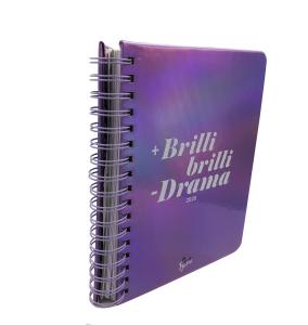 Weekly Monthly Spiral Paper Notebook OEM Personalised Hard Cover Organizer 8.25 X 6.25inches