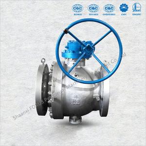 2 - 48 Cast Trunnion Ball Valve Fire Safe Blow Out Proof Stem Construction