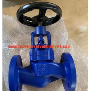 Buy cheap cast iron DIN3356 bellows globe valve with handwheel product