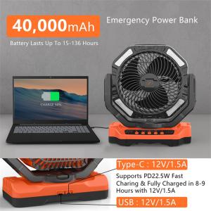 Buy cheap Socool Fan 4kg Multifunctional Portable Fan Power Supply Rechargeable Battery Less Than 50 DB Noise Level product