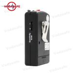 Black Color Wireless Camera RF Detector , Hidden Camera Detector Silent