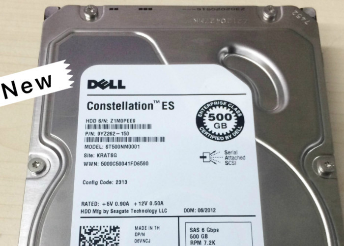 SAS 3.5 Dell Laptop Hard Disk 500GB , Dell Server Hard Drives 06VNCJ ST500NM0001